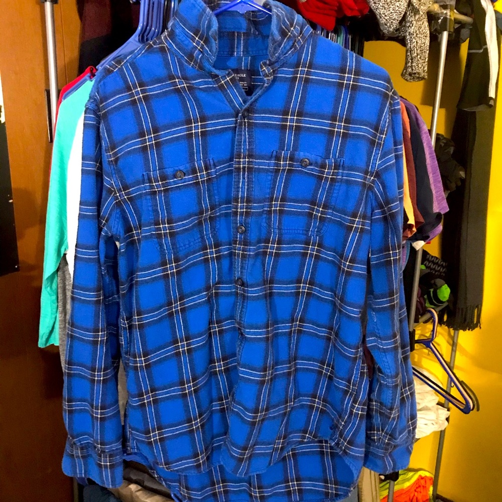 American Eagle Flannel Prep Fit - Large